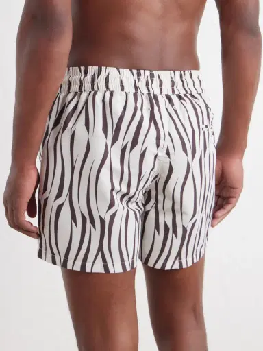 Frescobol Carioca Rio Straight-Leg Mid-Length Printed Recycled Swim Shorts - Men | Thumbnail 3