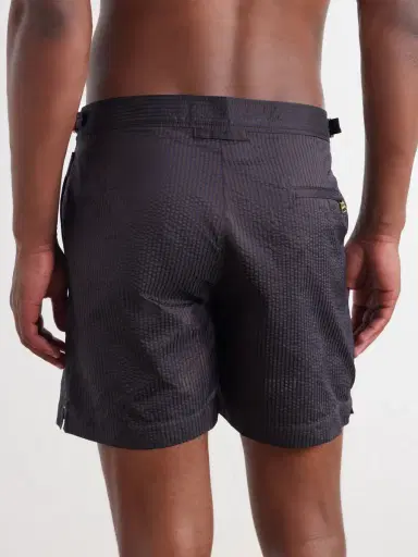 Orlebar Brown Bulldog Straight-Leg Mid-Length Striped Seersucker Swim Shorts - Men | Thumbnail 3 Orlebar Brown Bulldog Straight-Leg Mid-Length Striped Seersucker Swim Shorts - Men | Thumbnail 3