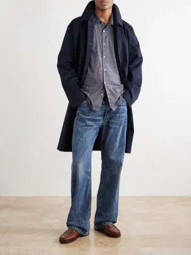OFFICINE GÉNÉRALE Giacomo Checked Cotton Shirt - Men | Thumbnail 2