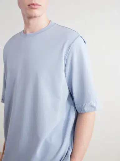 Casey Casey Felix Garment-Dyed Cotton-Jersey T-Shirt - Men | Thumbnail 5