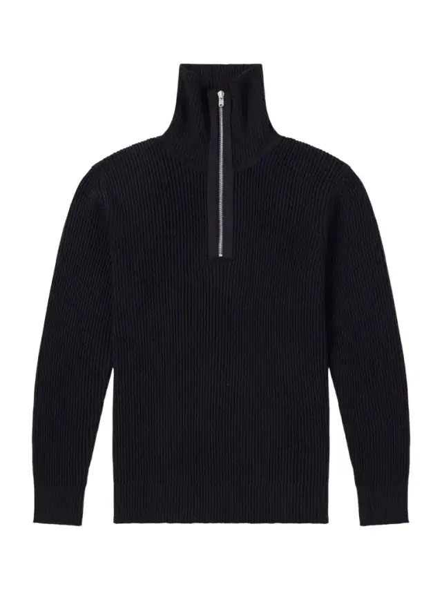 S.N.S. Herning Fender Ribbed Wool Half-Zip Sweater - Men