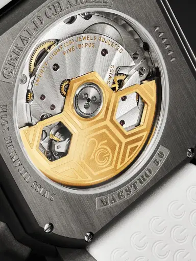 Gerald Charles Maestro 3.0 Automatic Chronograph Darkblast® Titanium Watch, Ref. GC3.0-TNSB-06CP-RSPN - Men | Thumbnail 3 Gerald Charles Maestro 3.0 Automatic Chronograph Darkblast® Titanium Watch, Ref. GC3.0-TNSB-06CP-RSPN - Men | Thumbnail 3