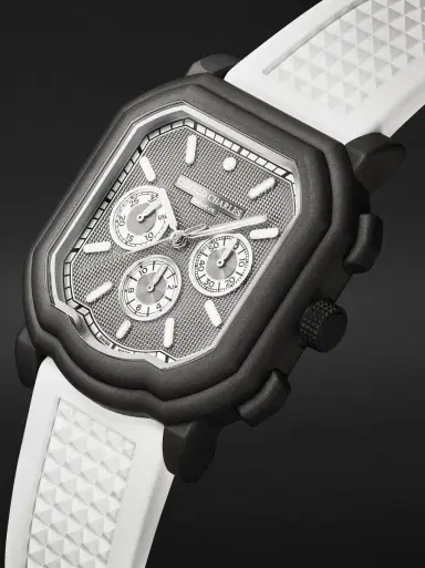 Gerald Charles Maestro 3.0 Automatic Chronograph Darkblast® Titanium Watch, Ref. GC3.0-TNSB-06CP-RSPN - Men | Thumbnail 4 Gerald Charles Maestro 3.0 Automatic Chronograph Darkblast® Titanium Watch, Ref. GC3.0-TNSB-06CP-RSPN - Men | Thumbnail 4