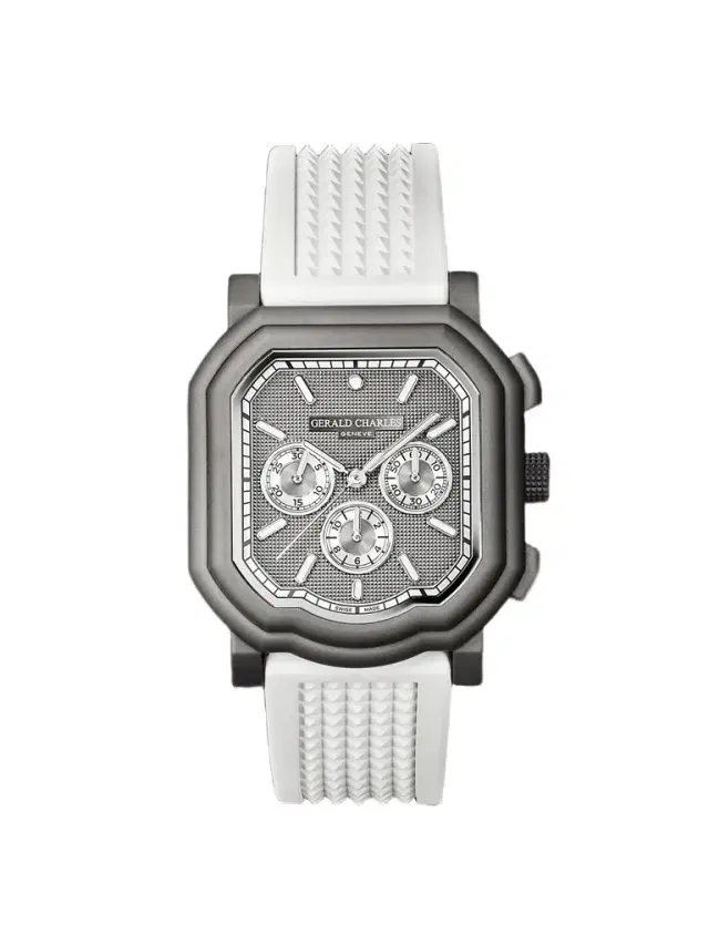 Gerald Charles Maestro 3.0 Automatic Chronograph Darkblast® Titanium Watch, Ref. GC3.0-TNSB-06CP-RSPN - Men