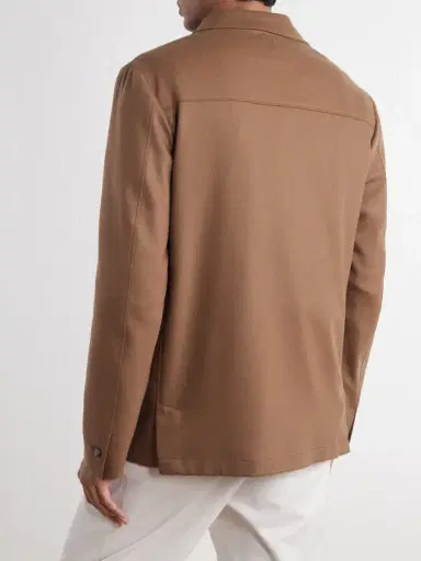 Canali Wool-Blend Jacket - Men | Thumbnail 4