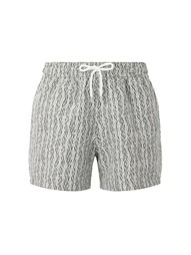 Frescobol Carioca Rio Straight-Leg Mid-Length Printed Recycled Swim Shorts - Men