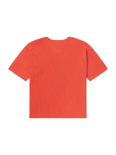 Homme Plissé Issey Miyake Pleated Knitted T-Shirt - Men | Thumbnail 1