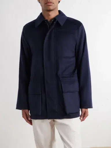 Saman Amel Brushed Cashmere Coat - Men | Thumbnail 3 Saman Amel Brushed Cashmere Coat - Men | Thumbnail 3