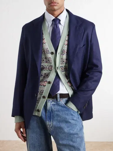 Drake's 7cm Silk Tie - Men | Thumbnail 2