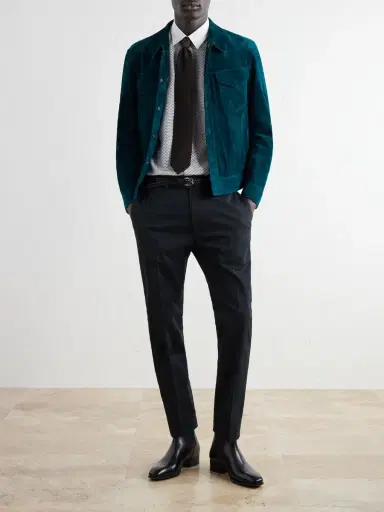Tom Ford Printed Silk-Satin Shirt - Men | Thumbnail 2 Tom Ford Printed Silk-Satin Shirt - Men | Thumbnail 2