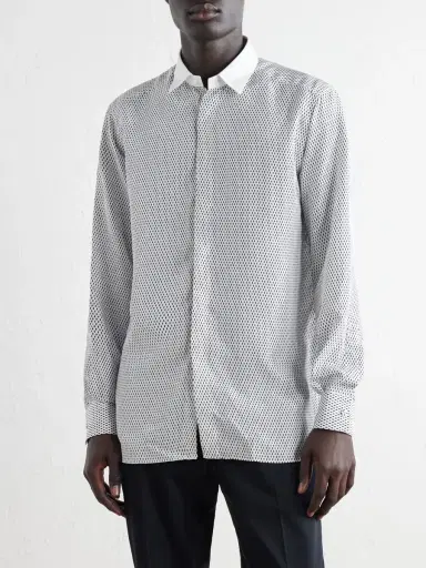 Tom Ford Printed Silk-Satin Shirt - Men | Thumbnail 5 Tom Ford Printed Silk-Satin Shirt - Men | Thumbnail 5