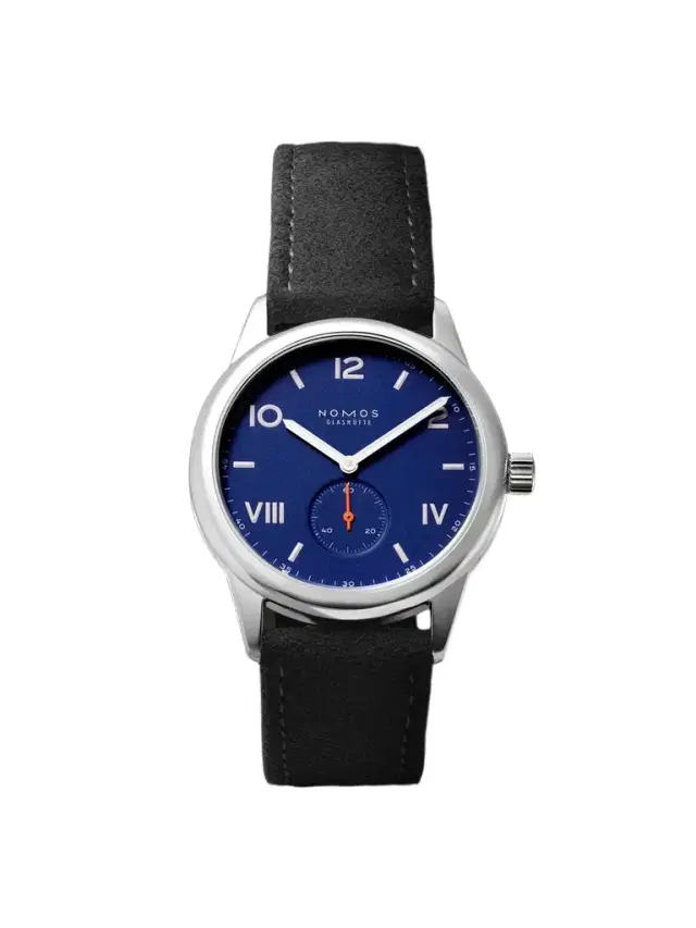 NOMOS Glashütte Club Campus 38.5 Hand-Wound Stainless Steel and Alcantara® Watch, Ref. No. 722.GB - Men