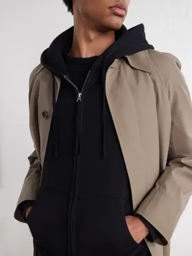 Nili Lotan Brian Cotton-Jersey Zip-Up Hoodie - Men | Thumbnail 5 Nili Lotan Brian Cotton-Jersey Zip-Up Hoodie - Men | Thumbnail 5