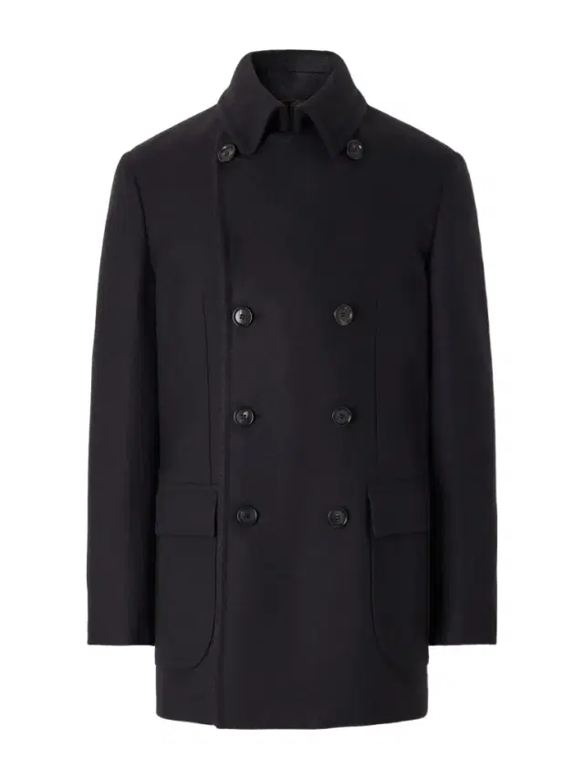 De Petrillo Double-Breasted Virgin Wool Coat - Men
