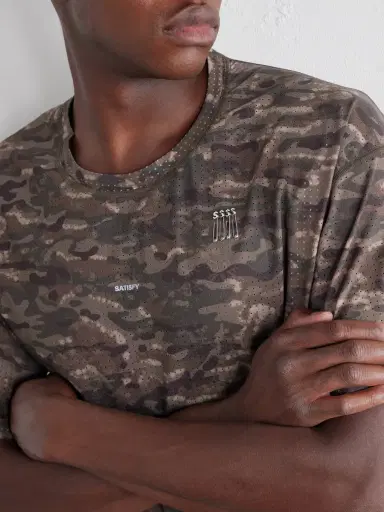 Satisfy Embellished Printed Space-O™ Mesh T-shirt - Men | Thumbnail 5