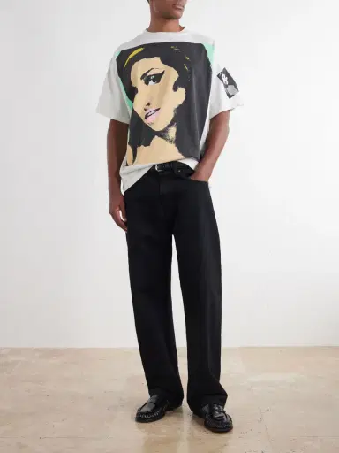SAINT Mxxxxxx Amy Printed Cotton-Jersey T-Shirt - Men | Thumbnail 2
