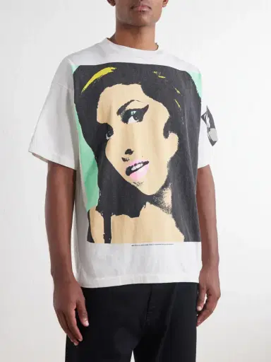 SAINT Mxxxxxx Amy Printed Cotton-Jersey T-Shirt - Men | Thumbnail 3