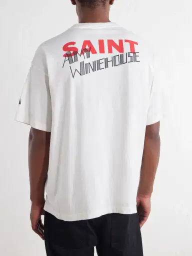 SAINT Mxxxxxx Amy Printed Cotton-Jersey T-Shirt - Men | Thumbnail 4