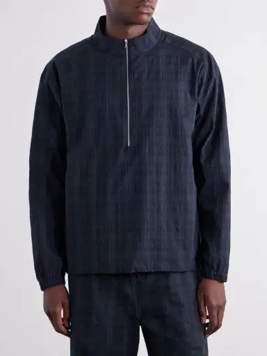 Literary Sport Anton Checked Seersucker Jacket - Men | Thumbnail 3