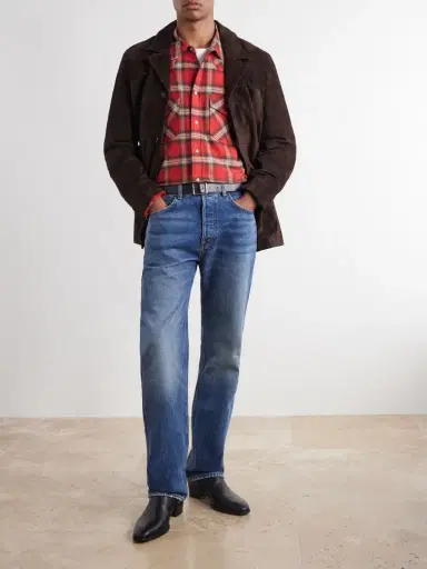 Nili Lotan Travis Checked Cotton-Flannel Shirt - Men | Thumbnail 2 Nili Lotan Travis Checked Cotton-Flannel Shirt - Men | Thumbnail 2