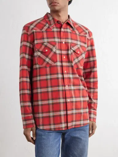 Nili Lotan Travis Checked Cotton-Flannel Shirt - Men | Thumbnail 3 Nili Lotan Travis Checked Cotton-Flannel Shirt - Men | Thumbnail 3