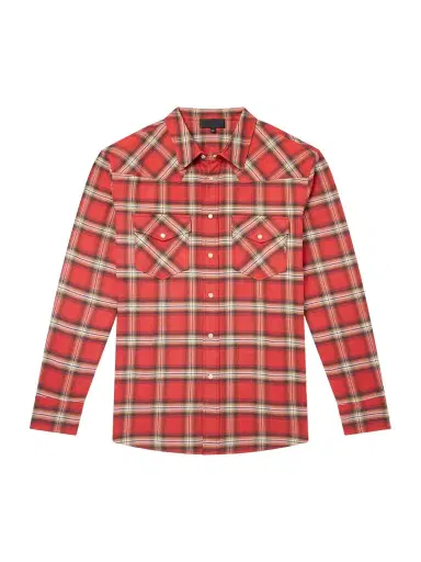 Nili Lotan Travis Checked Cotton-Flannel Shirt - Men | Thumbnail 1 Nili Lotan Travis Checked Cotton-Flannel Shirt - Men | Thumbnail 1