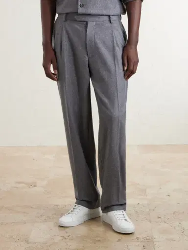 Gabriela Hearst Arthur Wool and Cashmere-Blend Tapered-Leg Trousers - Men | Thumbnail 3