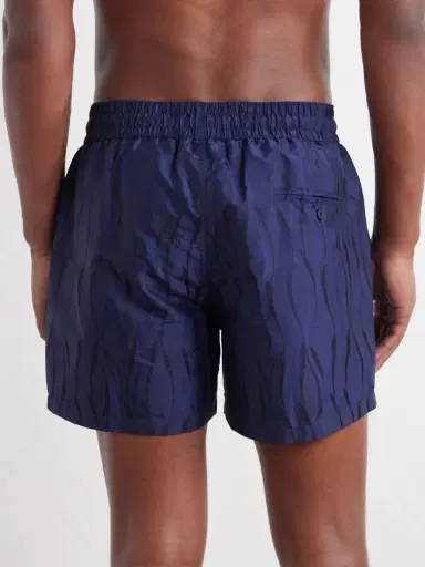 Frescobol Carioca Rio Straight-Leg Mid-Length Printed Recycled Swim Shorts - Men | Thumbnail 3