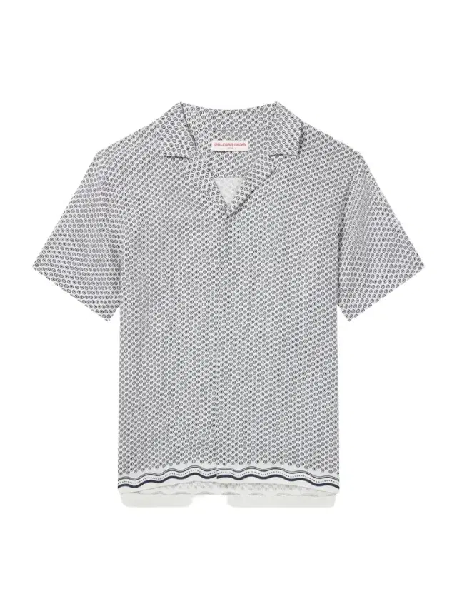 Orlebar Brown Maitan Printed Linen Shirt - Men