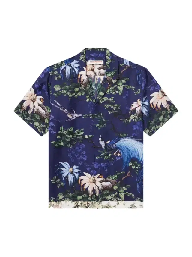 Orlebar Brown Maitan Camp-Collar Printed Silk Shirt - Men
