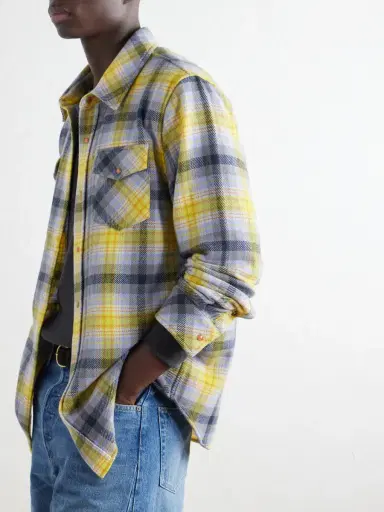God’s True Cashmere Checked Cashmere Shirt - Men | Thumbnail 5 God’s True Cashmere Checked Cashmere Shirt - Men | Thumbnail 5