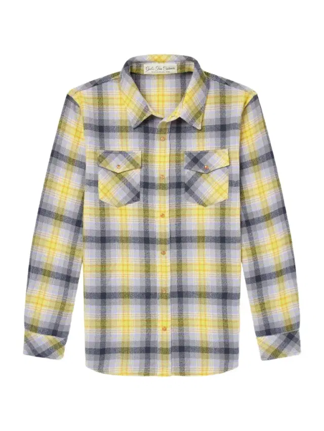 God’s True Cashmere Checked Cashmere Shirt - Men