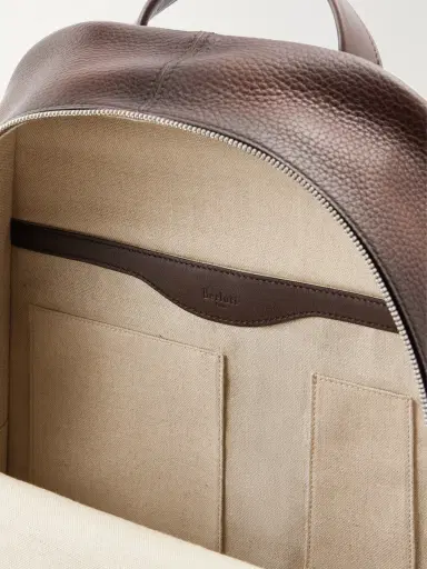 Berluti Time Off Full-Grain Leather Backpack - Men | Thumbnail 6