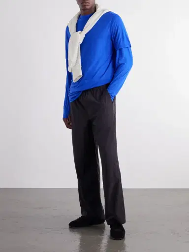 Literary Sport Nelson Straight-Leg Shell Drawstring Trousers - Men | Thumbnail 2