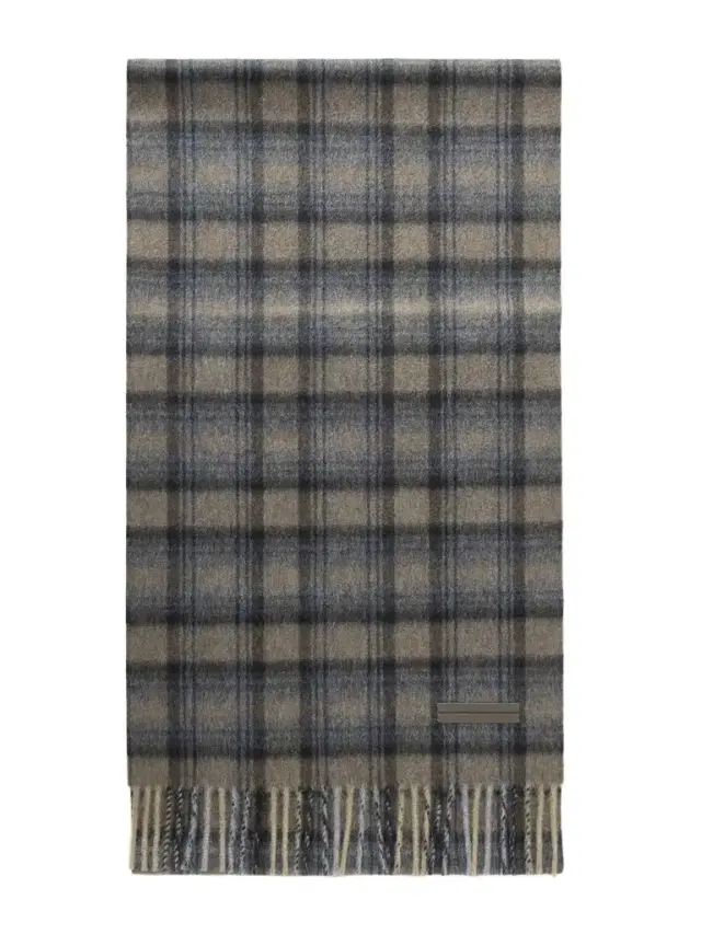 Zegna Checked Brushed Cashmere Scarf - Men