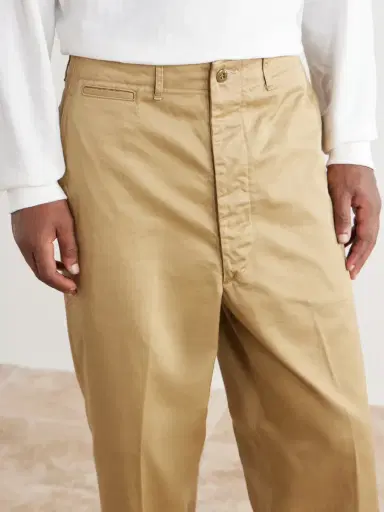 OrSlow Straight-Leg Cotton-Twill Trousers - Men | Thumbnail 5 OrSlow Straight-Leg Cotton-Twill Trousers - Men | Thumbnail 5