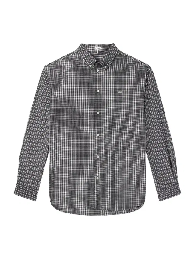 Loewe Loewe Logo-Embroidered Checked Shirt - Men