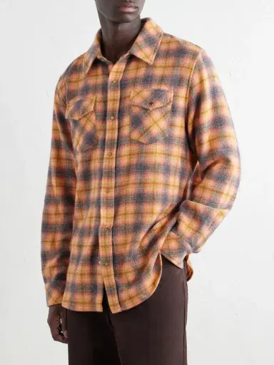 God’s True Cashmere Checked Cashmere Shirt - Men | Thumbnail 3