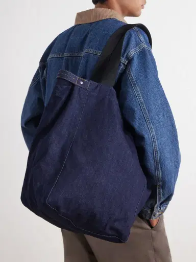 NN07 Grip 90026 Denim Tote Bag - Men | Thumbnail 3