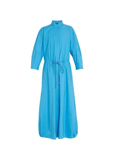 Giorgio Armani Poplin Dress w/ Drawcord Waist | Thumbnail 1 Giorgio Armani Poplin Dress w/ Drawcord Waist | Thumbnail 1
