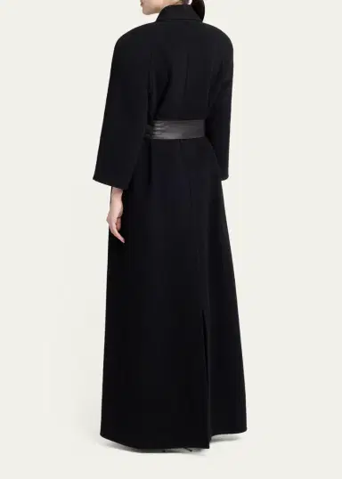 Valentino Garavani Belted Wool-Cashmere Wrap Coat | Thumbnail 3 Valentino Garavani Belted Wool-Cashmere Wrap Coat | Thumbnail 3