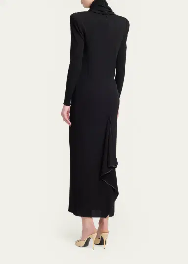 Valentino Garavani Cowl-Neck Column Maxi Dress | Thumbnail 3