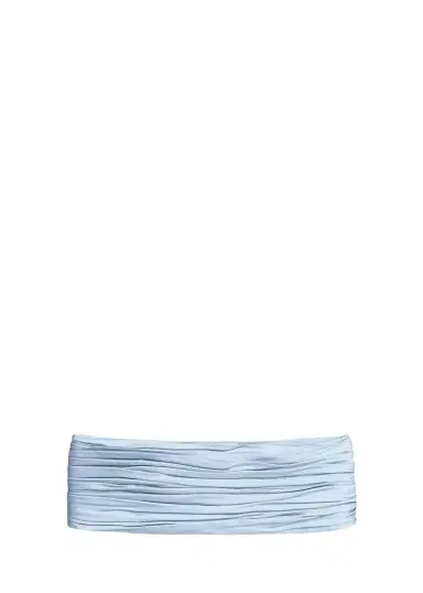 Valentino Garavani Ruched Satin Cummerbund Waistband | Thumbnail 1 Valentino Garavani Ruched Satin Cummerbund Waistband | Thumbnail 1