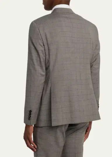 Giorgio Armani Men's Windowpane Suit | Thumbnail 5 Giorgio Armani Men's Windowpane Suit | Thumbnail 5