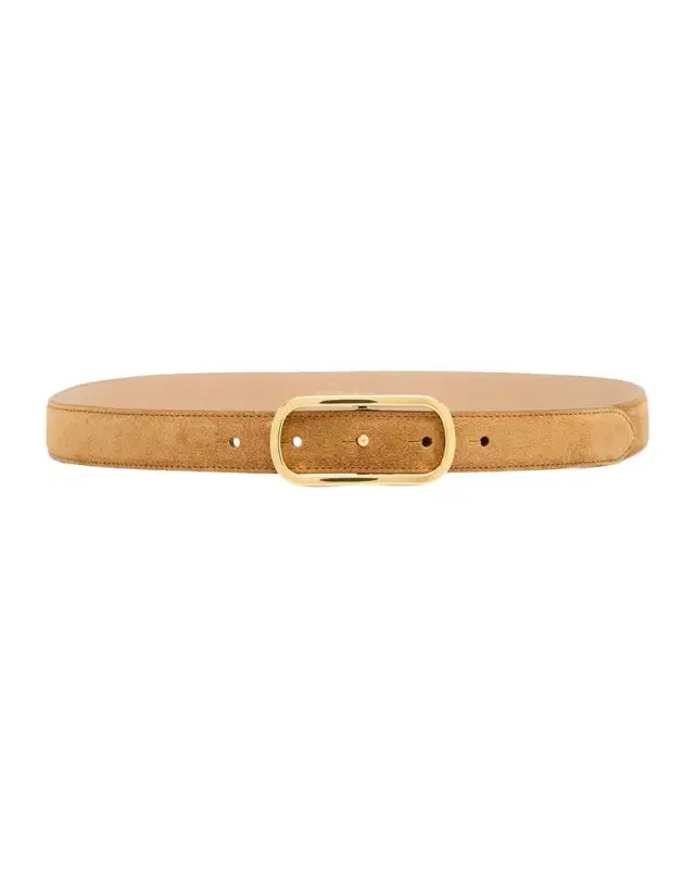 Veronica Beard Loop Suede Belt