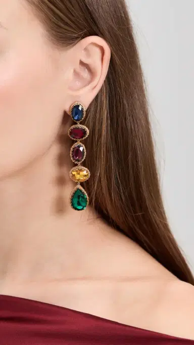 Deepa Gurnani Deepa by Tyra Earrings | Thumbnail 3