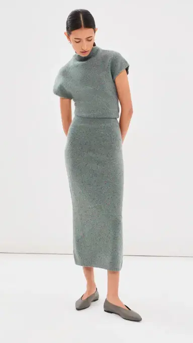 Proenza Schouler Abie Dress In Dress In Donegal Knit | Thumbnail 2 Proenza Schouler Abie Dress In Dress In Donegal Knit | Thumbnail 2