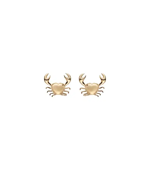 STONE AND STRAND Pinch Me 14kt gold earrings