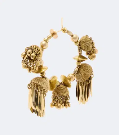 Dries Van Noten Embellished hoop earrings | Thumbnail 2