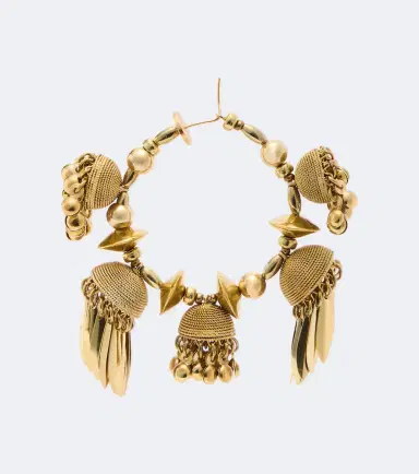Dries Van Noten Embellished hoop earrings | Thumbnail 3